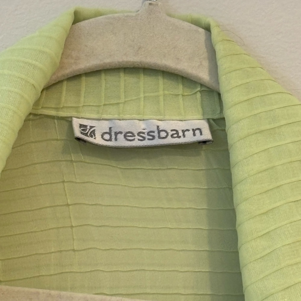 Dressbarn Light Green Ribbed Blouse - Picture 4 of 4